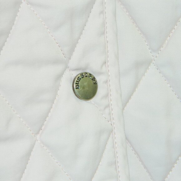 Burberry Authentic Pink Quilted Snap Closing Buttons Lining Jacket - Size Large - Picture 15 of 16